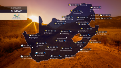 Weather forecast | Sunday, 12 April 2026