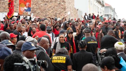 ‘I am too old to be shaken by young Afrikaner boys’: Malema dismisses panic as sentencing looms