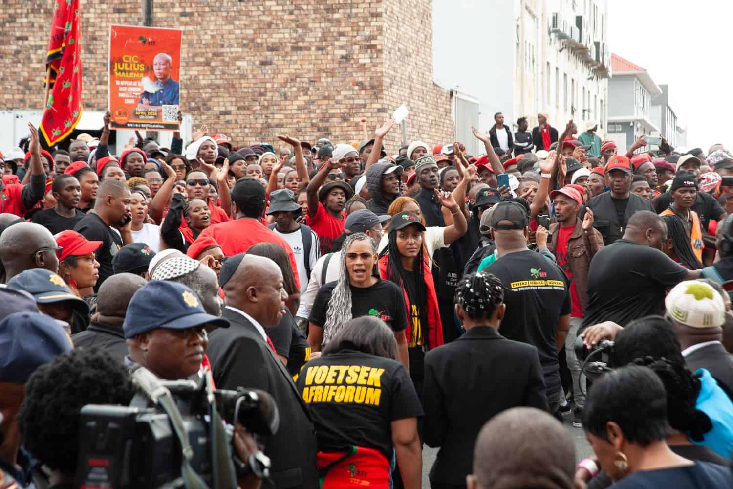 ‘I am too old to be shaken by young Afrikaner boys’: Malema dismisses panic as sentencing looms