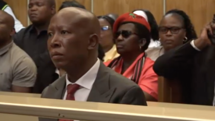 Malema’s lawyer argues possession of firearm doesnt carry jail sentence
