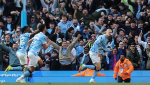 Haaland gives Man City edge over Arsenal in title showdown
