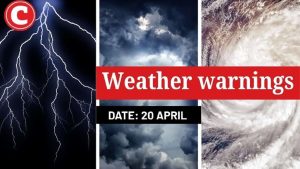 Weather alert: Yellow levels issued in these regions for Monday