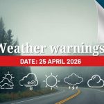 Saturday’s weather: Storms threaten Northern Cape as provinces face showers