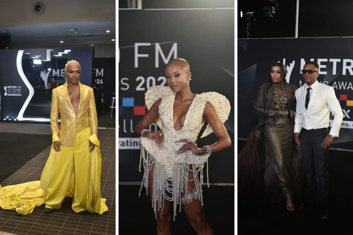 Gallery: Mzansi celebs stun on the Metro FM Awards 2026 black carpet
