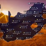 Weather forecast | Saturday, 25 April 2026