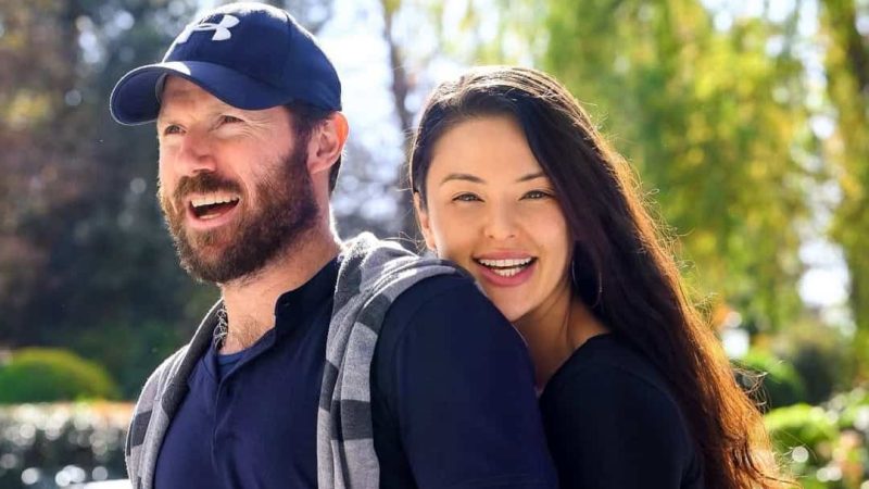 Lalla Hirayama and Ross McIlroy pay homage to their Japanese and Irish roots in Stellies wedding