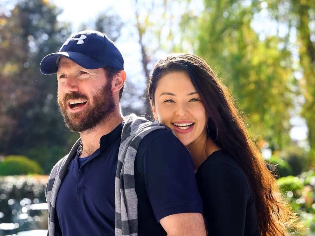 Lalla Hirayama and Ross McIlroy pay homage to their Japanese and Irish roots in Stellies wedding