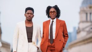 How Did Moses & Marie Bliss Celebrate Their 2nd Wedding Anniversary? In Coordinated Suits!