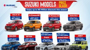 Suzuki Announces Price Slash on all Vehicle Models