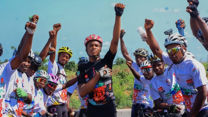 Twice a Record Breaker! Kanyeyachukwu Tagbo-Okeke Cycles Into the History Books for Autism Awareness