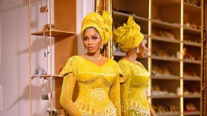 Shade Okoya Is Celebrating 49 in the Sweetest Shade of Yellow