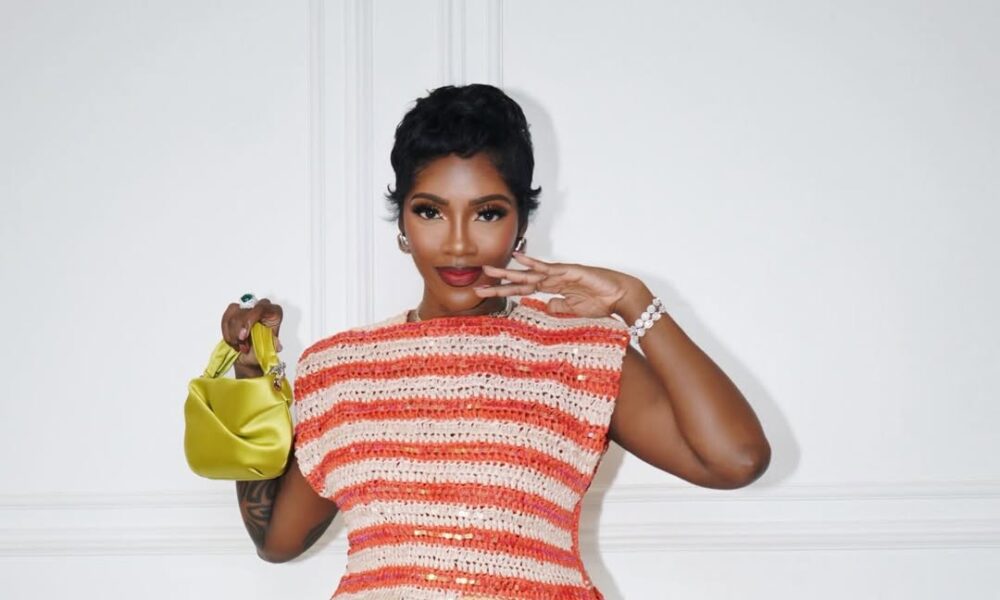 Tiwa Savage Looks Stunning in Lisa Folawiyo Studio at the Berklee in Nigeria Finale | See Photos